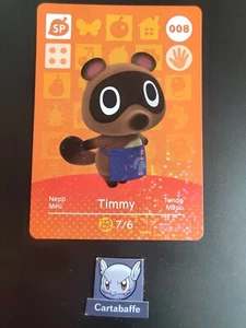 Carte Amiibo Animal Crossing 008 Méli Timmy Series 1 Special - Imagen 1 de 1