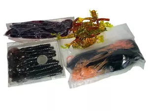 Lotto gelatine da pesca vintage varietà misure miste colori - Foto 1 di 8