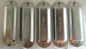 (Box of 5) NEW Appleton 2" Conduit Body Aluminum Cover Screw on APP690 - Picture 1 of 8