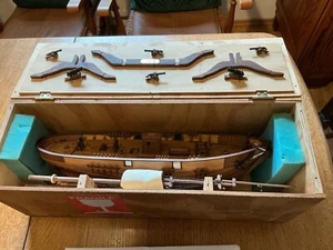Historisches Französisches Modellschiff "Le Hussard" v. Stephens & Kenau - Bild 1 von 9