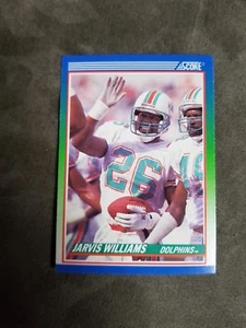 1990 Score Football Card #378 Jarvis Williams - Miami Dolphins  - Picture 1 of 1