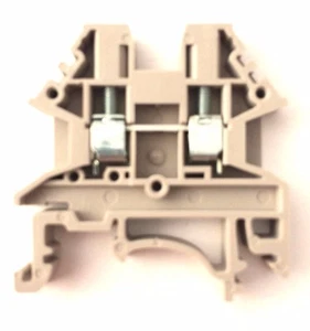 DIN Rail Terminal Blocks 40 Quantity DK2.5N Dinkle 12 AWG Gauge 20A 600V - Picture 1 of 3