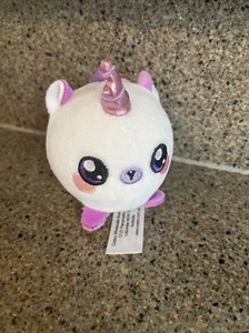 Squeezamals UNICORN Plush Stuffed Animal clip buddy backpack - Picture 1 of 2