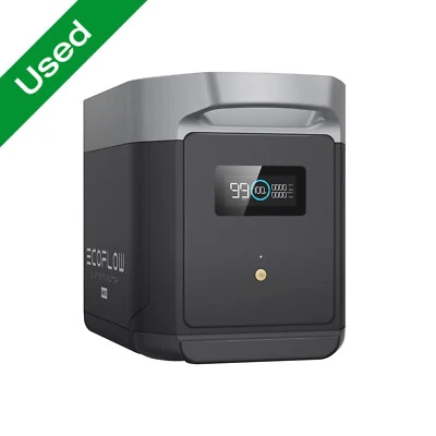 Batería Extra EcoFlow 2048Wh Energía de Respaldo para Central Eléctrica DELTA 2 MAX Usada Foto 1 de 4