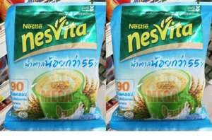 2 bebidas de cereales Nestlé Nesvita alimentos bajos en azúcar - Imagen 1 de 5