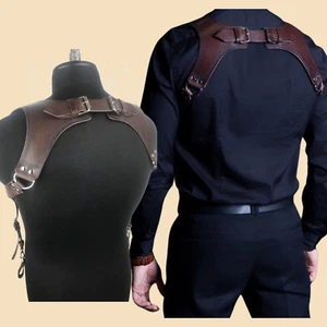 Men Suspenders, Premium Genuine Leather Suspenders Handmade leather Suspenders - Picture 1 of 6