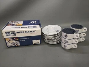 New Marine Business Northwind Coffee Cups & Saucers 15006 (Set of Six) (129) - Picture 1 of 5