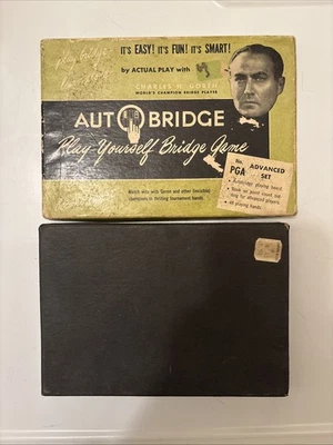 Vintage Auto Bridge Play Yourself Bridge Game Advanced  Course Set - Image 1 of 4
