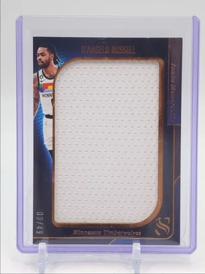 D'ANGELO RUSSELL 2024-25 PANINI SILHOUETTE JUMBO PATCH BRONZE /49 Q4263 - image 1 of 2