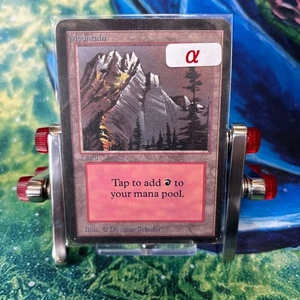 MTG Alpha Land Mountain Basic Raro Usado Edición Limitada - Imagen 1 de 5
