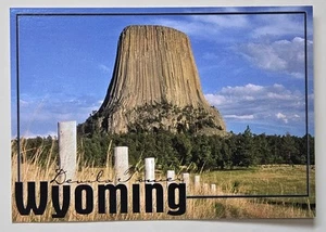Wyoming Postkarten. Teufelsturm. - Bild 1 von 2