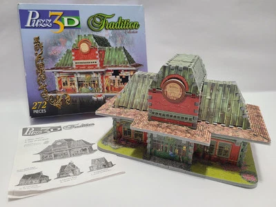 Puzz3d 5 Main Street Tradition Collection 272pcs Complete W/Box & Manual - Rare - Image 1 of 4