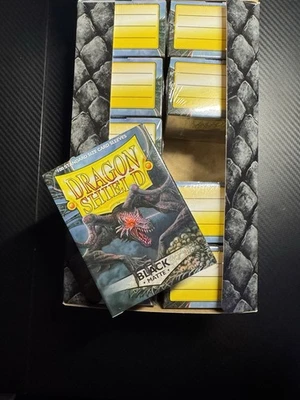 Dragon Shield Black Matte Display - 10 Boxes Of 100 Protective Sleeves - Image 1 of 4
