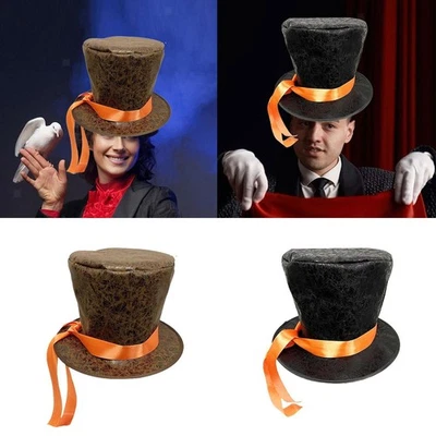 Sombrero de copa plegable para juegos de rol para fiesta de Halloween Foto 1 de 2