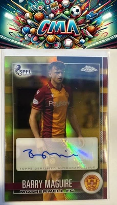 2021-22 Topps Chrome SPFL #CA-BM Barry Maguire Autograph Auto Gold #/50 - Image 1 of 2