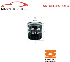 MOTOR ÖLFILTER KNECHT OC 1063 P FÜR FORD USA MUSTANG 2.3 ECOBOOST 2.3L 233KW - Bild 1 von 5