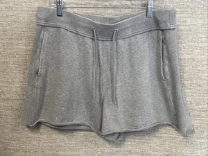 Joy Lab Active Damen-Sweatshorts Kordelzug lockere Passform grau Größe L - Bild 1 von 5