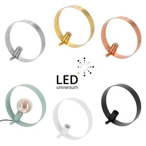 Edle Design Tisch Deko Lese Leuchte Lampe "Maya" E27 Metall weiß gold mint rosé - Bild 1 von 51