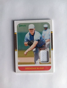 2021 Donruss Retro 1987 Materials, Brendan McKay - Picture 1 of 2