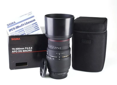 Sigma 70-300mm F4-5.6 APO DG Macro Autofocus Telephoto Zoom Lens Boxed  Pentax - Image 1 of 4
