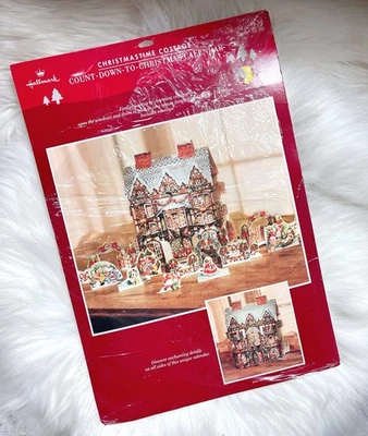 New Vintage Hallmark Count Down To Christmas Cottage Advent Calender  - Image 1 of 4