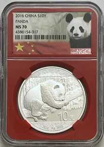 2016 China Panda S 10Y NGC MS 70 Red Core - Picture 1 of 4