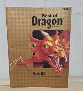 Best Of Dragon Magazine Vol III luglio 1983 TSR Dungeons & Dragons AD&D spedizione gratuita - Foto 1 di 11