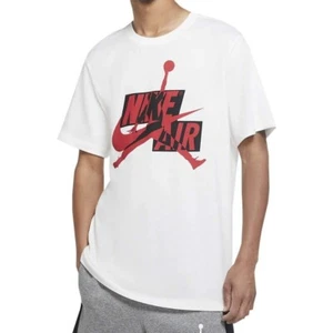 Nike Jordan T-Shirt Jumpman Air HBR Classic Athletic Gym Short Sleeve T-Shirt - Picture 1 of 18