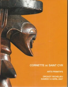 ARTS PRIMITIFS CATALOGUE VENTE CORNETTE ST CYR 14/04/2007 - Imagen 1 de 2