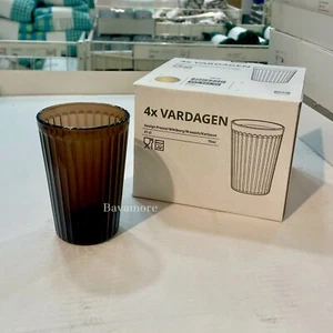 Ikea Vardagen Glas, braun, 10 Unzen NEU (4er Pack) - Bild 1 von 3