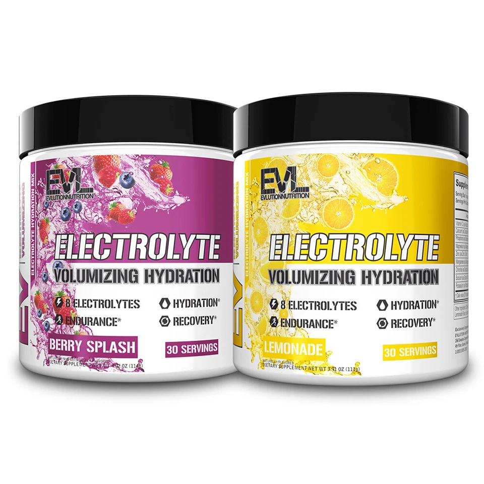 Evlution Nutrition EV Electrolyte - Hydration - 30 or 50 Servings - All Flavors - Image 1 of 1