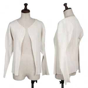 PLEATS PLEASE Buttonless Cardigan Size 3(K-137093) - Picture 1 of 12