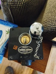 Vintage Cory Interlock Bendix Luftfahrt Militär elektrisches Funkschlüsselschloss B-986 - Bild 1 von 2