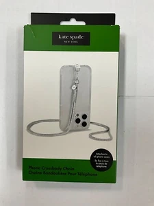 Cadena Bandolera Teléfono Kate Spade NY Corazón de Plata - Imagen 1 de 2