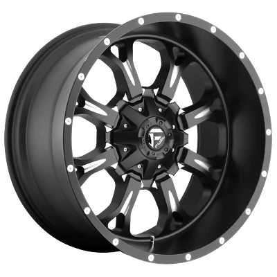 18 Inch Black Wheels Rims Dodge RAM 2500 3500 Truck 8x6.5 Lug Fuel Offroad D517 - Imagem 1 de 4