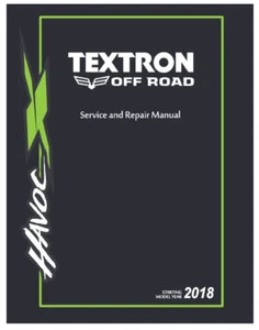 Arctic Cat Havoc X Service Manual | 2017 2018 2019 | MAILED USB & Link - Foto 1 di 8
