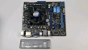 Asus P8H61-M LE Scheda Madre, Scheda Madre Intel Core i3-2120, 3,3 GHz + 8 GB DDR3 - Foto 1 di 5