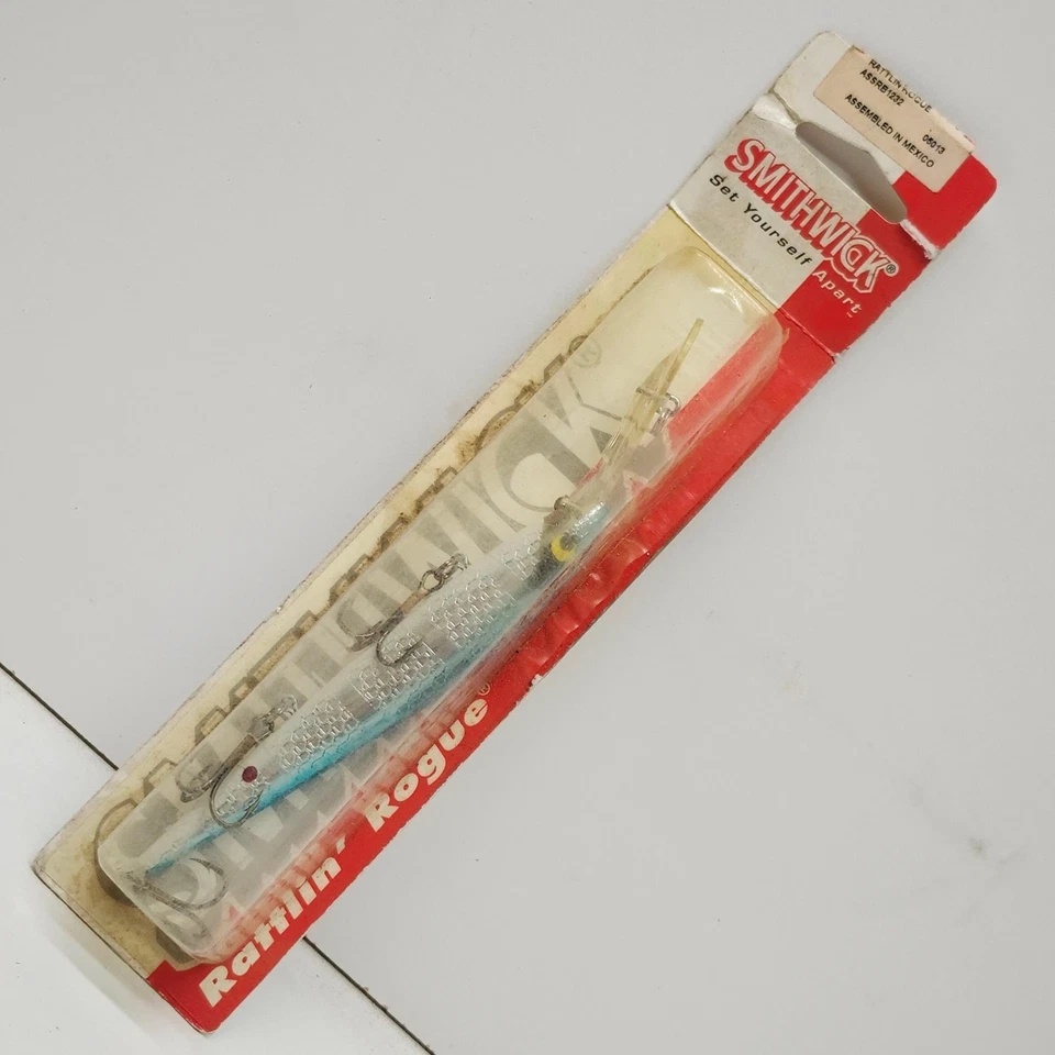 Señuelo de pesca Smithwick Rattlin Rogue cromo azul trasero ASSRB1232 Foto 1 de 4