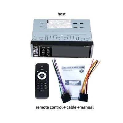 5.1in Bluetooth IPS Touch Screen Single 1DIN Car Radio Stereo MP5 Player Carplay - Image 1 of 4