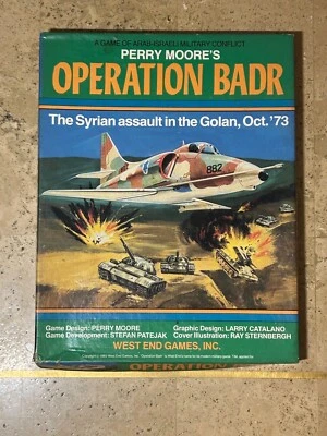OPERATION BADR: Syrian Assault, October 1973 by WEG. Punched, but COMPLETE - Image 1 of 3