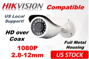 2MP Analog CCTV Security Dome Camera 4in1 Coax 2.8-12mm Varifocal Night Vision - Picture 1 of 2