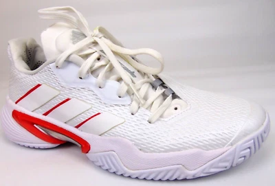 Adidas Barricade W White Silver Metallic Red Women’s Tennis Shoes Size 7.0 M, - Image 1 of 4