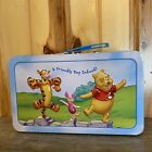 Disney's Winnie The Pooh Collectible Tin Lunch Box "a Friendly Day Indeed"