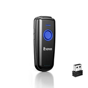 Eyoyo 1500mAh 2D Bluetooth Barcode Scanner Power/Volume Button for IOS Android - Picture 1 of 10