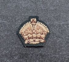 Genuine WW2 Intelligence Corps Major Green Rank Crown