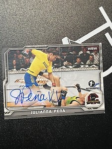 Julianna Pena 2014 Topps UFC Champions Autograph 1st auto rookie rc