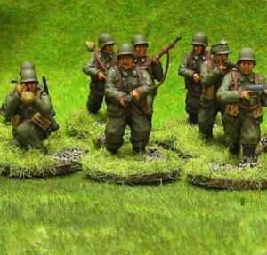¡Pintado! - Escuadrón de Granaderos Alemán - 28 mm Segunda Guerra Mundial - Segunda Guerra Mundial - Acción Bolt - Imagen 1 de 3