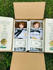 DOS Muñecas de Colección Seymour Mann A Connoisseur Collection 1994 17" Tracy & Trevor - Imagen 1 de 5