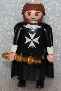Playmobil Knight " Monk 7 " Pirates Roman Egyptians Custom Malteser - Picture 1 of 3