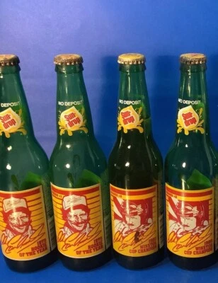 Sun Drop Dale Earnhardt Lot Of 5 Series 1-2-4 Bottles  Unopened -1-Full-4partial - Image 1 of 4